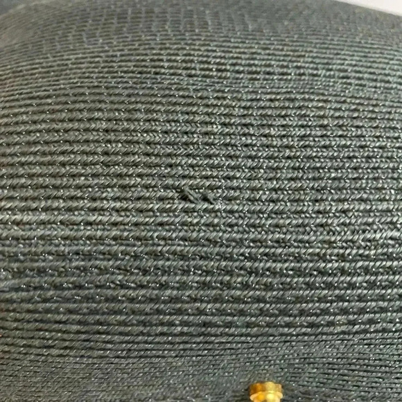 Eric javits black woven straw tote handbag - Picture 7 of 12